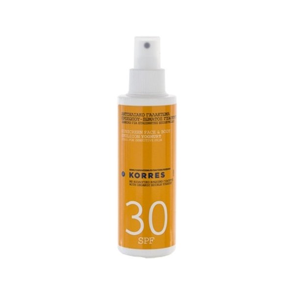  Korres Sun Care Spray Yogurt emulze na opalování SPF30 150 ml