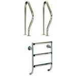 VÁGNER POOL žebřík dvoudílný 3 stupně (AISI 316) – HobbyKompas.cz