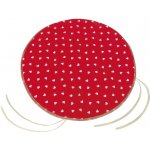 Bellatex Adéla hladký kulatý Srdíčka červená 40 cm – Zboží Mobilmania