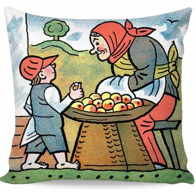 Matějovský Josef Lada Byla jedna babka zelený 40 x 40 cm – Sleviste.cz