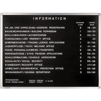 Legamaster Premium informační písmenková tabule 30 x 40 cm – Hledejceny.cz