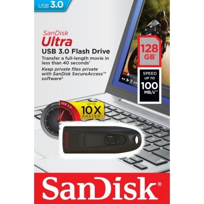 SanDisk Cruzer Ultra 128GB SDCZ48-128G-U46 – Zboží Mobilmania