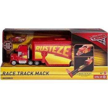 MATTEL Disney Cars 3 Kamion Mack závodní dráha s McQueenem