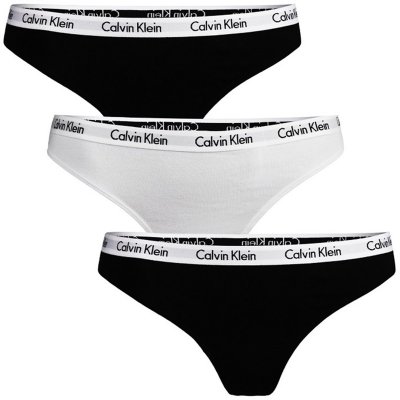 Calvin Klein Sada dámských kalhotek bikini 3PK QD3588E-WZB – Zboží Mobilmania