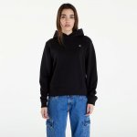 Calvin Klein Jeans mikina dámská černá s kapucí s aplikací J20J223227 – Hledejceny.cz