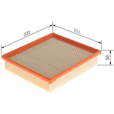 Vzduchový filtr BOSCH F 026 400 464 (F026400464) – Hledejceny.cz