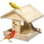 Krmítko pro ptáky dřevěné zahradní na zimu XXL – Hledejceny.cz