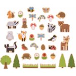 Bigjigs Toys magnetky lesní zvířátka – Zboží Dáma