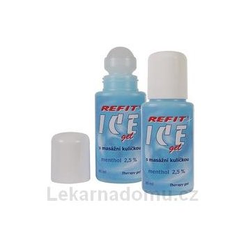 Refit Ice gel roll-on Menthol 2.5% na záda 80 ml