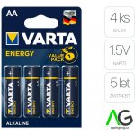 Varta Energy AA R06 4ks 219588 – Zbozi.Blesk.cz