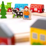 Hop Bigjigs Rail Moje první vláčkodráha 20 dílů – Sleviste.cz