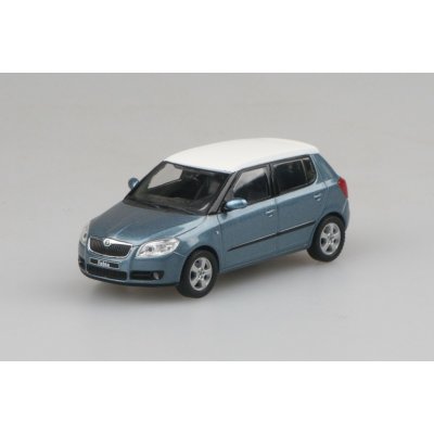Abrex škoda Fabia II 2006 Šedá Satin Metalíza 1:43 – Sleviste.cz