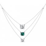 Spark zelený se Swarovski Elements Imperial Trio NK3ROLO4480CEM Emerald – Zboží Mobilmania