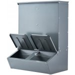 SucceBuy automatické krmítko pozinkovaná ocel 60,8 x 50,3 x 83,5 cm – Sleviste.cz