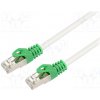 síťový kabel Logilink CQ2022X Patch, S/FTP, 6, drát, Cu, LSZH, 0,5m, šedý