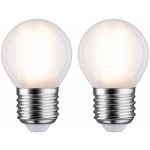 Paulmann LED kapka 5 W E27 mat teplá bílá 2ks-sada – Hledejceny.cz