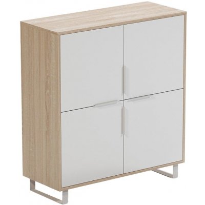ARBYD Matně dubová kancelářská skříň Thor 100 x 33 cm – Zbozi.Blesk.cz