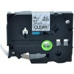 Alternativní páska pro Brother TZ-141 + TZe-141, 18 mm x 8 m, černý tisk + transparentní podklad – Zboží Živě