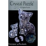 HCM KINZEL 3D Crystal puzzle Kočka s koťátkem 49 ks – Sleviste.cz
