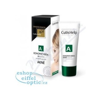 CutisHelp Akné konopný krém noční 30 ml