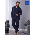 Key 046 pyžamo dlouhé propínací tmavě modrá – Hledejceny.cz