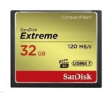 SanDisk CompactFlash Extreme 32 GB UDMA7 SDCFXSB-032G-G46 – Zboží Mobilmania