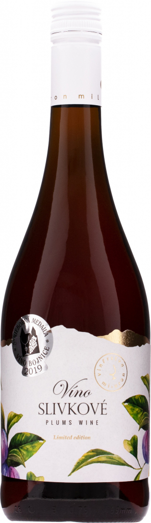 Miluron Slivkové víno 0,75 l (holá láhev)