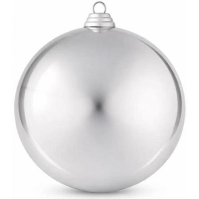 DECOLED Velká vánoční koule 20 cm, stříbrná, lesklá, UV – Hledejceny.cz