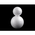 Prima-obchod Sněhulák 4,5x7,5 cm polystyren barva bílá – Hledejceny.cz