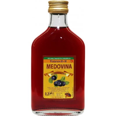 Včelařství M+M medovina dezertní borůvková 0,2 l – Zboží Dáma