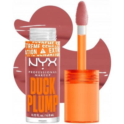 NYX Professional Makeup Duck Plump lesk na rty se zvětšujícím efektem 03 Nude Swings 6,8 ml – Zboží Dáma