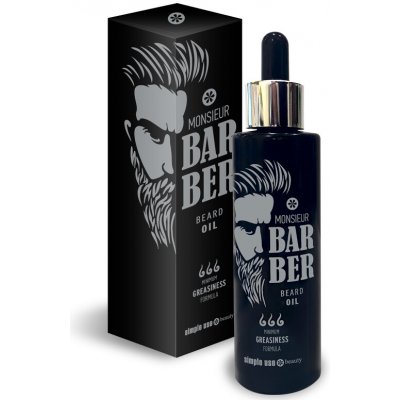 Simple use Olej na vousy Monsieur Barber 50ml – Zboží Dáma