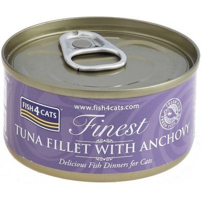 FISH4CATS Finest tuňák se ančovičkami 70 g