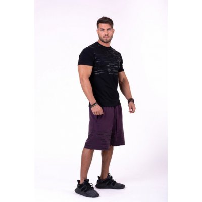 Nebbia Raw Hem Street šortky 151 burgundy – Zbozi.Blesk.cz