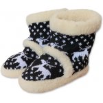 Ovčí věci bačkory z ovčí vlny Merino černé – Zboží Dáma