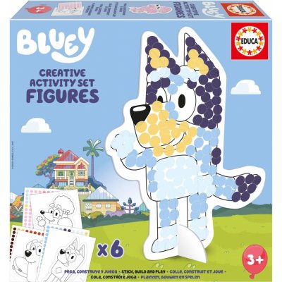 EDUCA Kreativní sada s šablonami Bluey – Hledejceny.cz