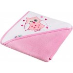 Akuku Dětská osuška 100x100 růžová s tygříkem – Hledejceny.cz