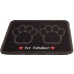 Pet Rebellion Dinner Mate kobereček pod misky Jet Black 60 cm – Zbozi.Blesk.cz