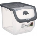 Kinvara Košík na zeleninu transparentní antravit stohovatelný plast 12 l – Sleviste.cz