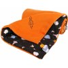 Dětská deka Kaarsgaren dětská deka oranžová vesmír