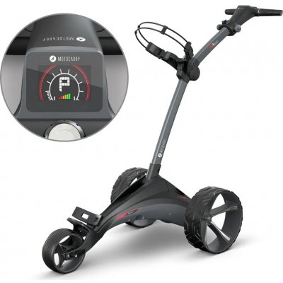 Motocaddy NEW S1 DHC 2022 elektrický grafitová, ULTRA Lithium + nabíječka – Zboží Mobilmania