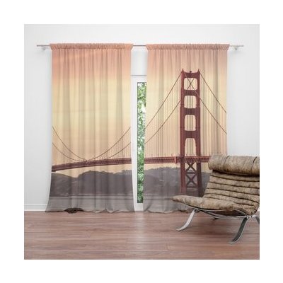 Sablio Závěs Golden Gate 2: 2ks 140x250cm – Hledejceny.cz