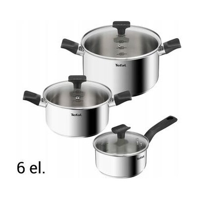 Tefal Sada hrnců nerezová ocel 6 dílů. – Hledejceny.cz