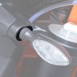 Adaptéry mikroblinkrů pro KTM 1290 Superduke '14-, černé | Zboží Auto