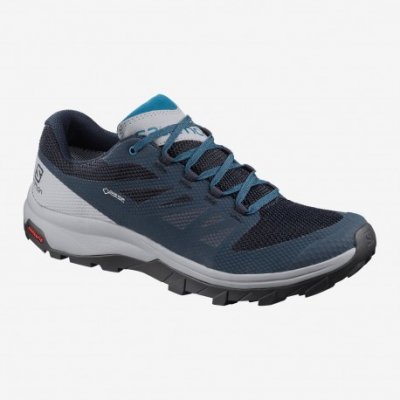 Salomon OUTline GTX Navy BlazerQuarryLyons Blue – Zboží Mobilmania