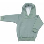 MKcool Kojenecká mikina z počesané teplákoviny s kapucí MK2347 zelená – Zboží Dáma