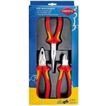 KNIPEX sada elektro kleští VDE 1000V (0306180 kombinačky+7006160 půlkulaté+2616200 štípací) 002012 – Zbozi.Blesk.cz