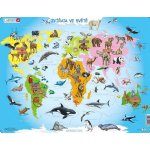 Larsen Výukové Zvířata ve světě 28 dílků – Sleviste.cz