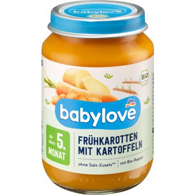 Babylove Bio karotka s bramborami 190 g