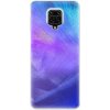 Pouzdro a kryt na mobilní telefon Xiaomi Pouzdro iSaprio - Purple Feathers - Xiaomi Redmi Note 9 Pro / Note 9S